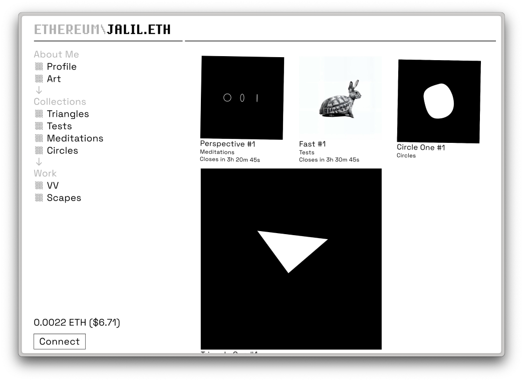 The Ethereum Gallery Theme